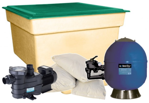 Basen kamienny z efektem drewna NATURALIS 4,93 x 1,28 m