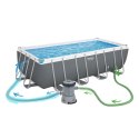 Basen ogrodowy stelażowy 488 x 244 x 122 cm 18w1 Bestway 56670