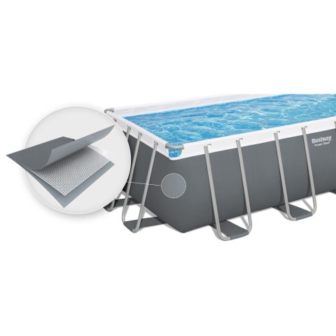 Basen ogrodowy stelażowy 488 x 244 x 122 cm 18w1 Bestway 56670