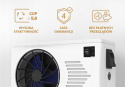 Pompa ciepła do basenu inwerterowa 13,2 KW (do 60 000 l) Hewalex