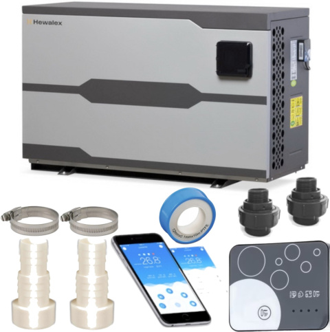 Pompa ciepła do basenu inwerterowa 7,1 KW (do 25 000 l) Hewalex