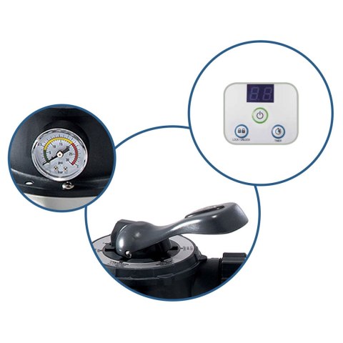 Pompa filtrująca piaskowa + kulki filtracyjne 5700 l/h INTEX 26644