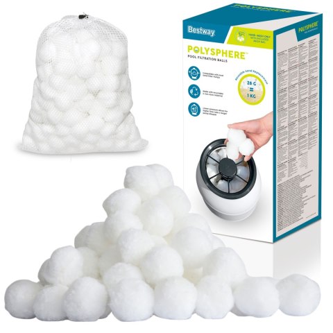 Pompa piaskowa do basenów + kulki filtracyjne 8327l/h Bestway 58499