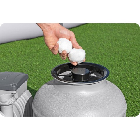 Pompa piaskowa do basenów + kulki filtracyjne 8327l/h Bestway 58499