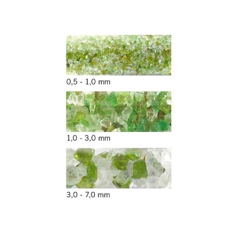 Szkło filtracyjne do basenu granulacja 3 - 7 mm 25kg