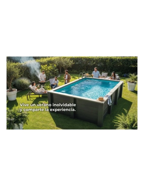 Basen ogrodowy kompozytowy 595x315x126 cm GRE