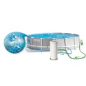 Basen ogrodowy stelażowy 457 x 107 cm zestaw 12w1 INTEX 26724