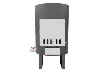 Piec zewnętrzny o mocy 40 kW do balii