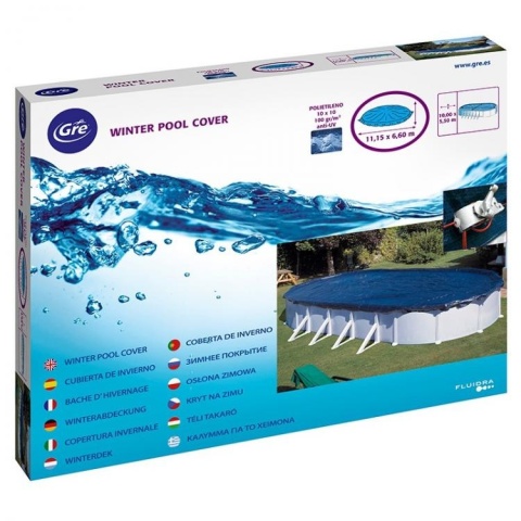 Pokrywa zimowa basenowa 915x470cm GRE
