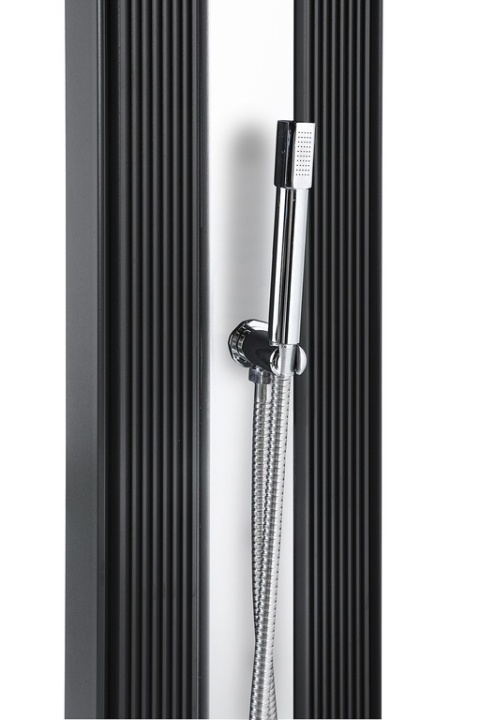 Prysznic ogrodowy hybrydowy (solarny + przyłącze ciepłej wody) DADA 40l