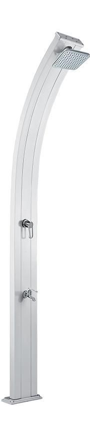 Prysznic ogrodowy solarny PREMIUM 30L -aluminiowy z deszczownicą, 30 l