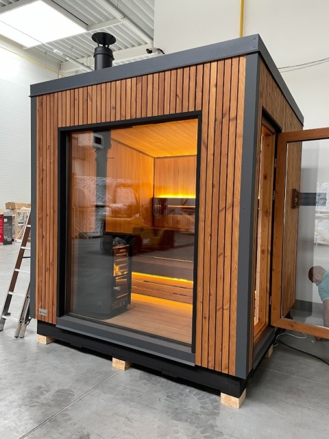 Sauna ogrodowa modułowa 255x220x250 cm