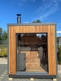 Sauna ogrodowa modułowa 255x220x250 cm