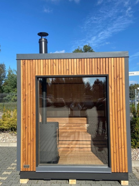 Sauna ogrodowa modułowa 255x220x250 cm