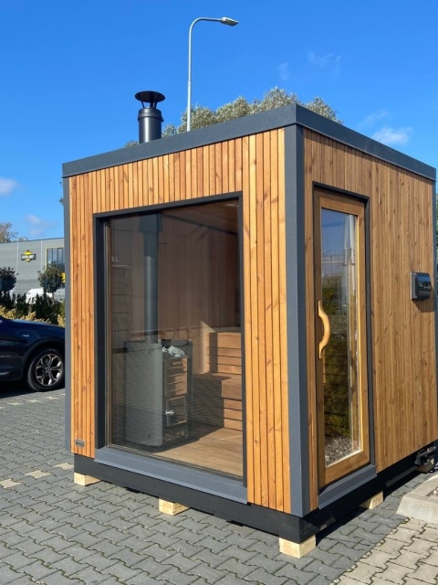 Sauna ogrodowa modułowa 255x220x250 cm