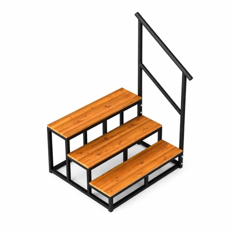 Schody do balii ogrodowej