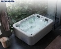 Wanna Spa z hydromasażem Alexandria 3-osobowa 216x167x74 cm Astralpool