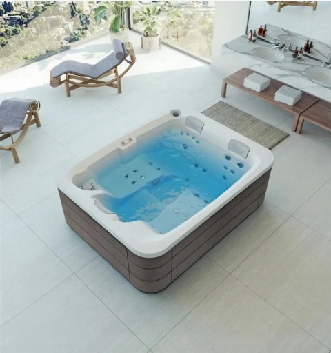 Wanna Spa z hydromasażem Alexandria 3-osobowa 216x167x74 cm Astralpool