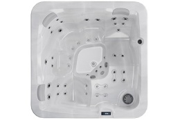 Wanna z hydromasażem jacuzzi spa ogrodowe 198x198x74 cm Malea + Audio 2.0 Astralpool