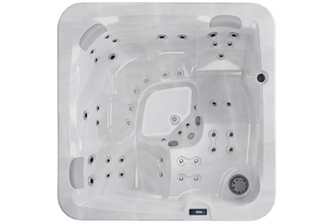 Wanna z hydromasażem jacuzzi spa ogrodowe 198x198x74 cm Malea + Audio 2.0 Astralpool