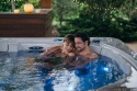 Wanna z hydromasażem jacuzzi spa ogrodowe 198x198x74 cm Malea + Audio 2.0 Astralpool