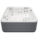 Wanna z hydromasażem jacuzzi spa ogrodowe 198x198x74 cm Malea + Audio 2.0 Astralpool