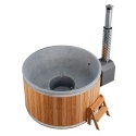 Balia Ogrodowa 195 cm LIGHT – Jacuzzi Spa z Piecem na Drewno 40 kW