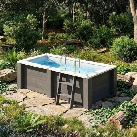 Basen ogrodowy kompozytowy 315x315x96 cm + oświetlenie Gre