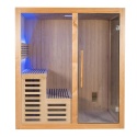 Sauna ogrodowa sucha z piecem HARVIA 6kW 180x160x200 cm 4 osobowa