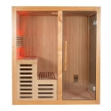 Sauna ogrodowa sucha z piecem HARVIA 6kW 180x160x200 cm 4 osobowa