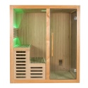 Sauna ogrodowa sucha z piecem HARVIA 6kW 180x160x200 cm 4 osobowa