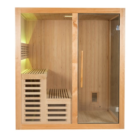 Sauna ogrodowa sucha z piecem HARVIA 6kW 180x160x200 cm 4 osobowa