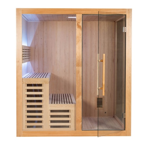Sauna ogrodowa sucha z piecem HARVIA 6kW 180x160x200 cm 4 osobowa