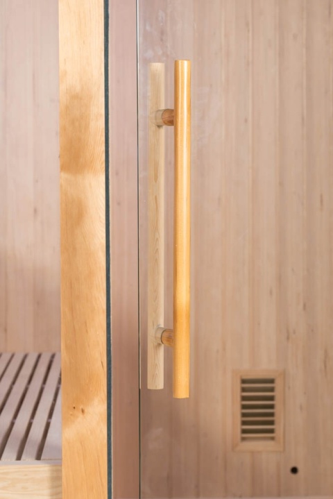 Sauna ogrodowa sucha z piecem HARVIA 6kW 180x160x200 cm 4 osobowa