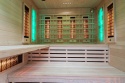 Sauna na podczerwień z kamieniem solnym 180x160x200 cm 4-osobowa Infrared