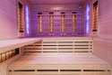 Sauna na podczerwień z kamieniem solnym 180x160x200 cm 4-osobowa Infrared