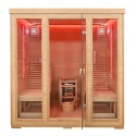 Sauna ogrodowa sucha z piecem HARVIA 8kW 180x180x190 cm 2 osobowa