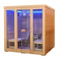 Sauna ogrodowa sucha z piecem HARVIA 8kW 180x180x190 cm 2 osobowa