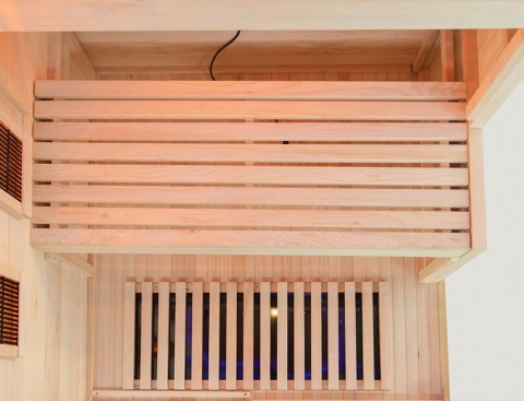 Sauna na podczerwień z kamieniem solnym 120x120x200 cm 2-osobowa Infrared