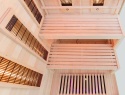 Sauna na podczerwień z kamieniem solnym 120x120x200 cm 2-osobowa Infrared
