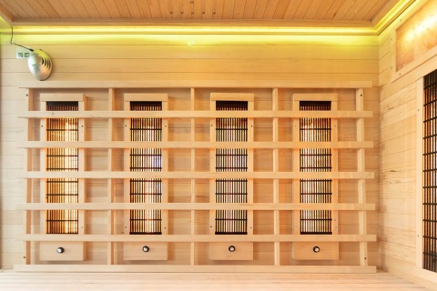 Sauna ogrodowa na podczerwień 175x140x200 cm 4-osobowa Infrared