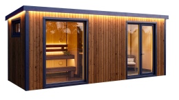 Sauna ogrodowa modułowa 600x220x250 cm