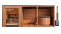 Sauna ogrodowa modułowa 600x220x255 cm Combo L6 Complex