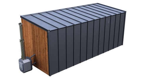 Sauna ogrodowa modułowa 600x220x255 cm Combo L6 Complex