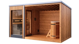 Sauna ogrodowa modułowa 600x220x255 cm Refresh l Complex