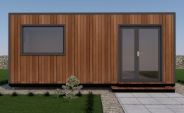 Sauna ogrodowa modułowa 600x240x270 cm Light L6