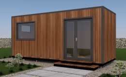 Sauna ogrodowa modułowa 600x240x270 cm Light L6