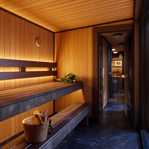 Sauna ogrodowa modułowa 800x220x250 cm