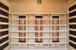 Sauna ogrodowa na podczerwień 150x120x190 cm 3-osobowa Infrared