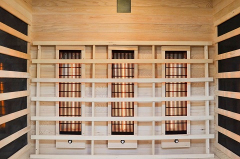 Sauna ogrodowa na podczerwień 150x120x190 cm 3-osobowa Infrared